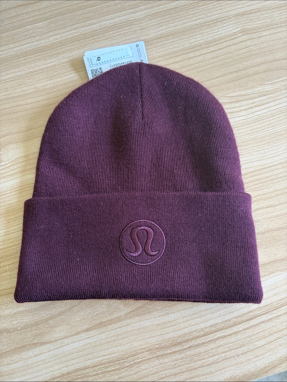 lululemon maroon winter hat